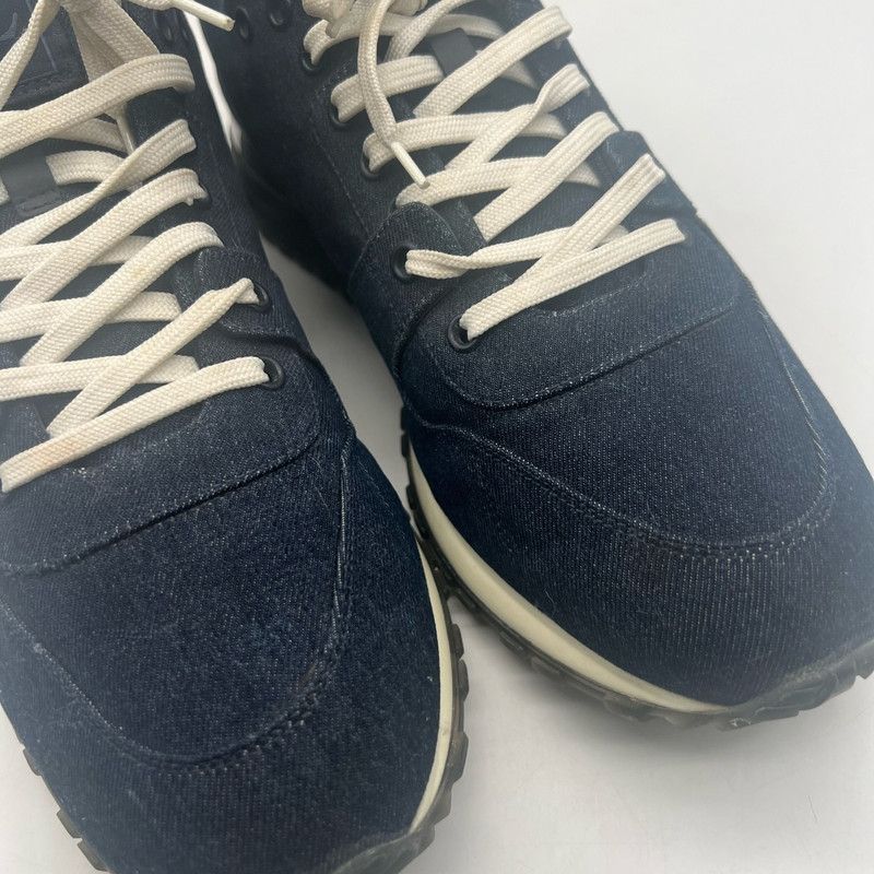 Louis Vuitton Louis Vuitton Blue Denim Casual Sneakers 0079 Size US 11 / IT 41 - 9 Thumbnail