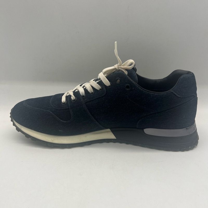 Louis Vuitton Louis Vuitton Blue Denim Casual Sneakers 0079 Size US 11 / IT 41 - 4 Thumbnail