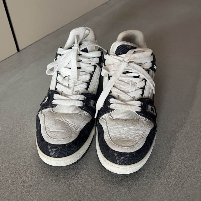 Louis Vuitton Louis Vuitton Trainer Panda Low-Top Sneakers 0079 Size US 10 / IT 40 - 2 Thumbnail