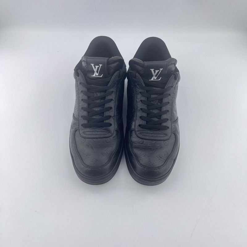 Louis Vuitton Louis Vuitton Rivoli Mini Monogram Black Sneakers 0079 Size US 9 / IT 39 - 2 Thumbnail