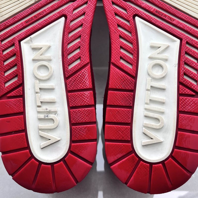 Louis Vuitton Louis Vuitton Trainer Red Fashion Sneakers 0079 Size US 10 / IT 40 - 7 Thumbnail