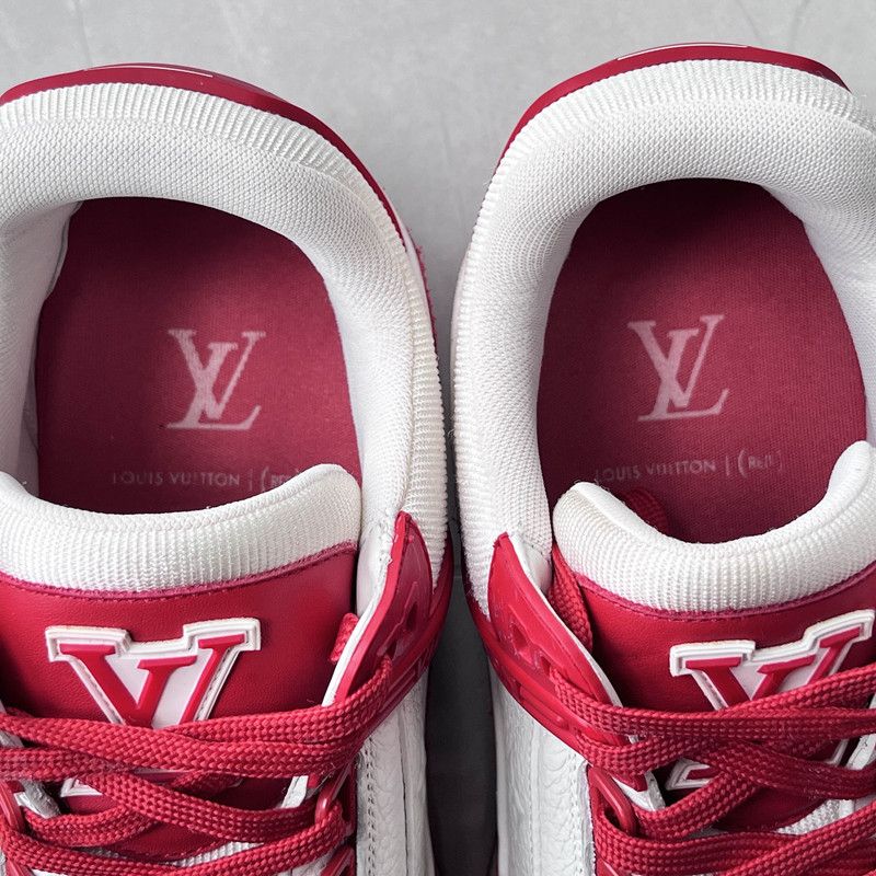 Louis Vuitton Louis Vuitton Trainer Red Fashion Sneakers 0079 Size US 10 / IT 40 - 9 Thumbnail