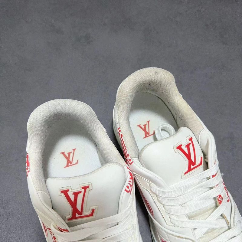 Louis Vuitton Nigo x LOUIS VUITTON Trainer with Bright Graphics 0079 Size US 12 / IT 42 - 6 Thumbnail