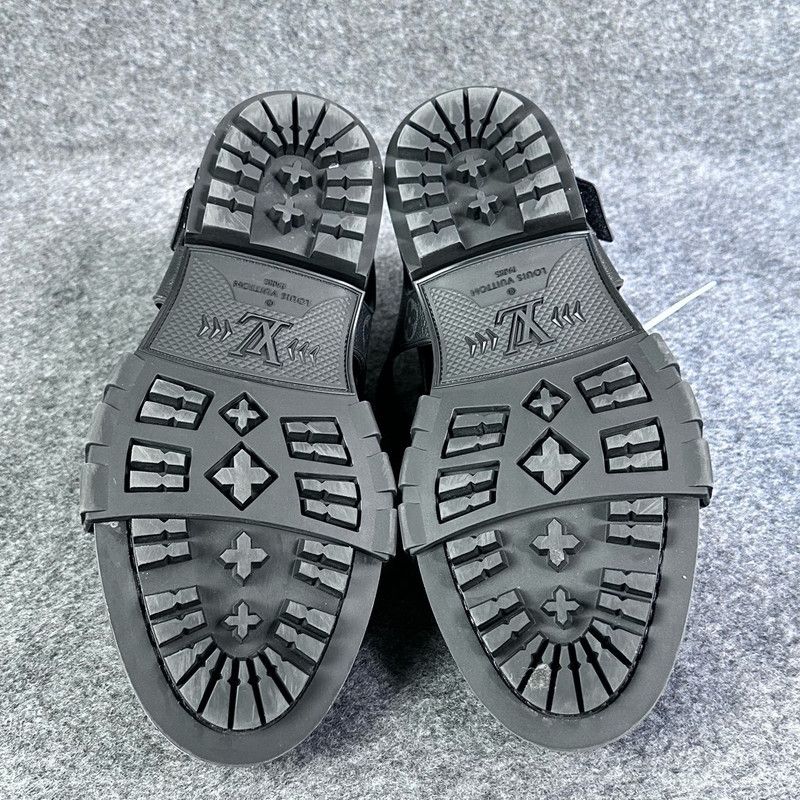 Louis Vuitton Louis Vuitton Black Derby Harness Casual Shoes 0079 Size US 10 / EU 43 - 4 Thumbnail