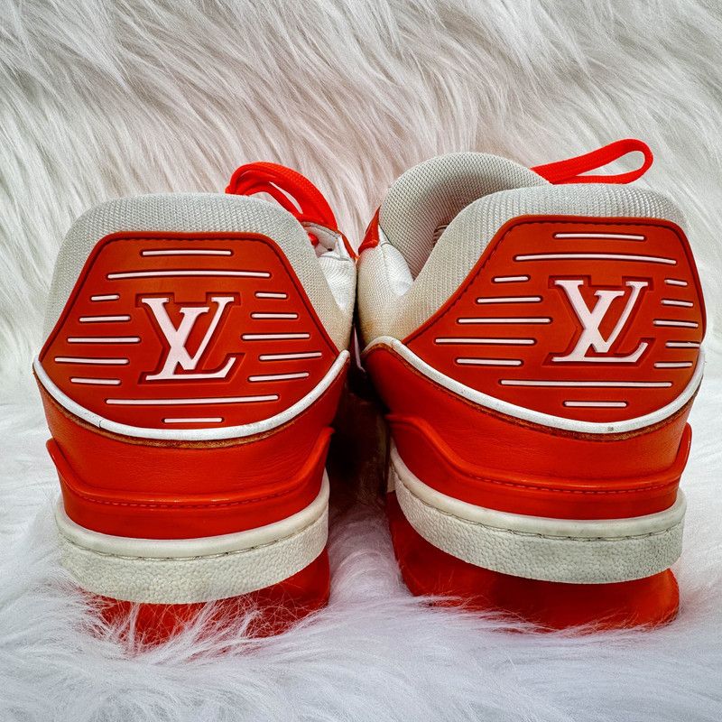 Louis Vuitton Louis Vuitton Orange Trainer Low-Top Sneakers 0079 Size US 10 / IT 40 - 3 Thumbnail