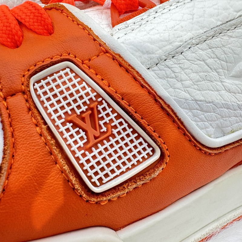 Louis Vuitton Louis Vuitton Orange Trainer Low-Top Sneakers 0079 Size US 10 / IT 40 - 6 Thumbnail