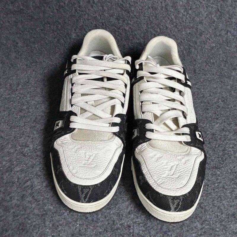 Louis Vuitton Louis Vuitton Panda Print Low-Top Sneakers 0079 Size US 12 / IT 42 - 2 Thumbnail