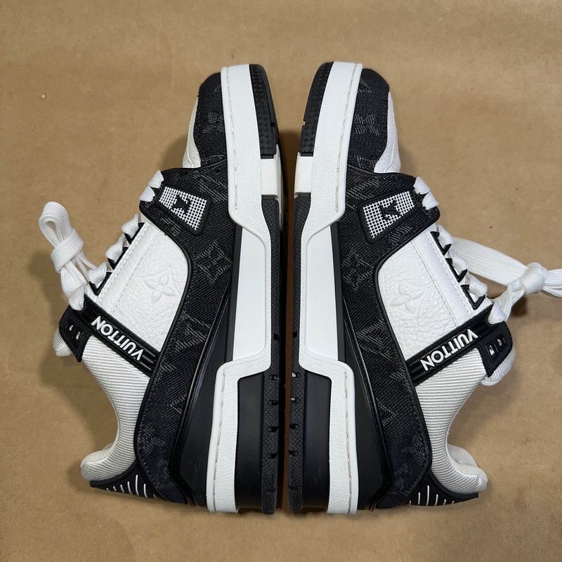 Louis Vuitton Louis Vuitton Panda Print Low-Top Fashion Sneakers 0079 Size US 6 / IT 36 - 7 Thumbnail