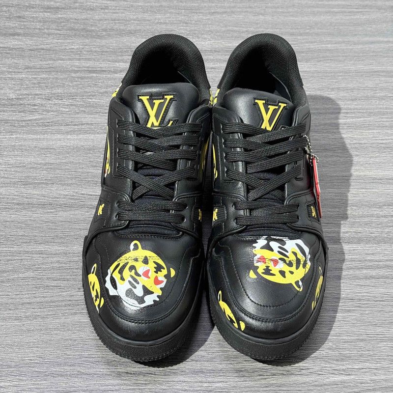 Louis Vuitton Nigo x Louis Vuitton Low-Top Sneakers 0079 Size US 10 / EU 43 - 2 Thumbnail