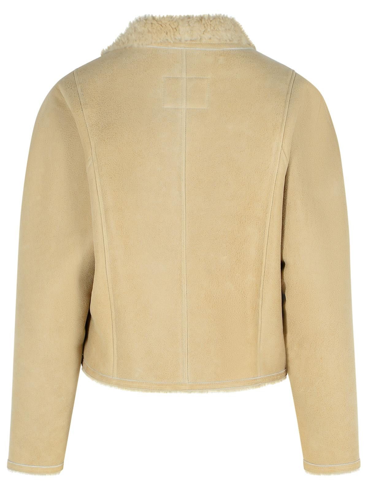 Isabel Marant ISABEL MARANT 'Blondine' Shearling Ecru Jacket Size M / US 6-8 / IT 42-44 - 3 Thumbnail