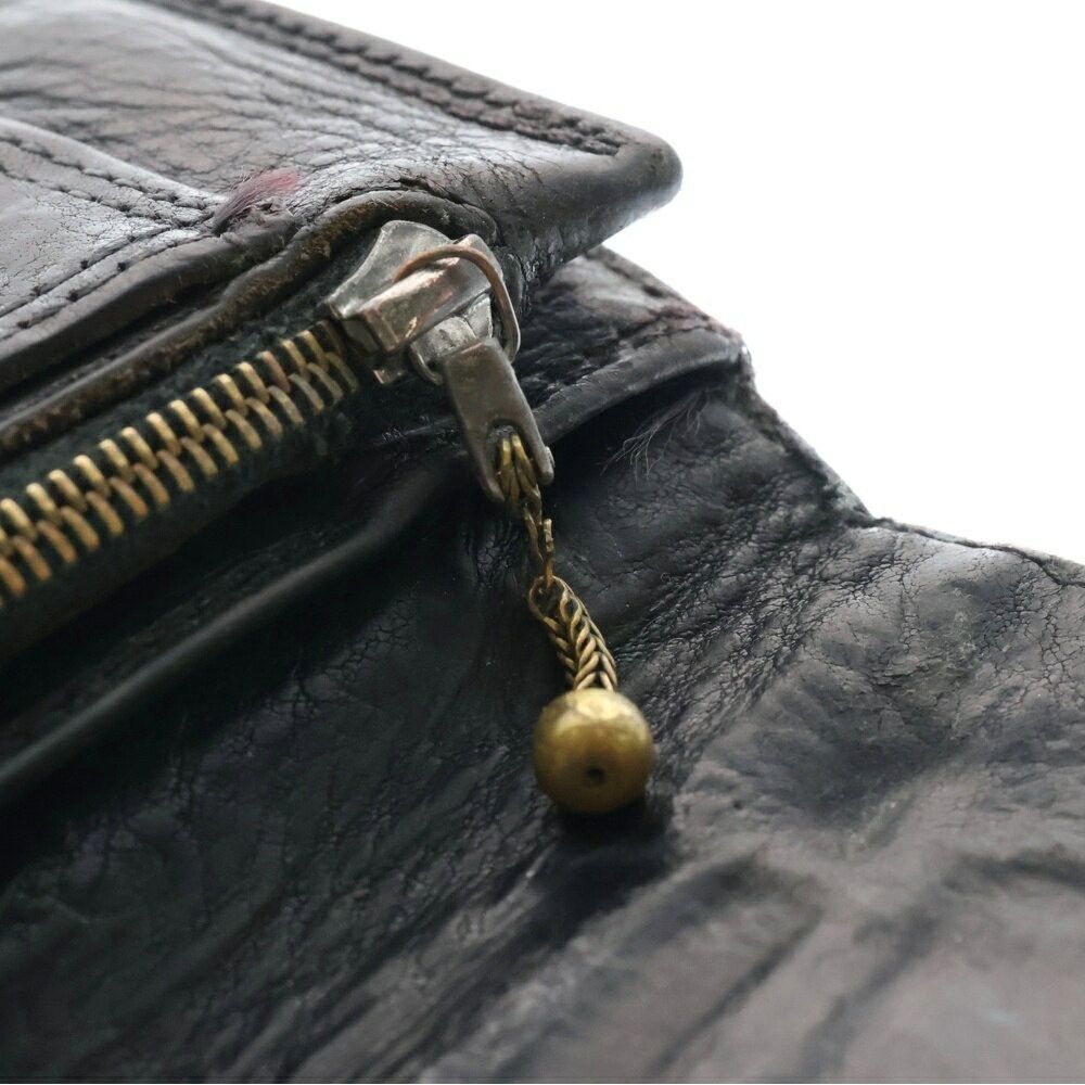 小物 Chrome Hearts 1 Zip Wallet Cross Ball Chrome Hearts 1zip 1-zip Cross Ball Button Leather Wallet