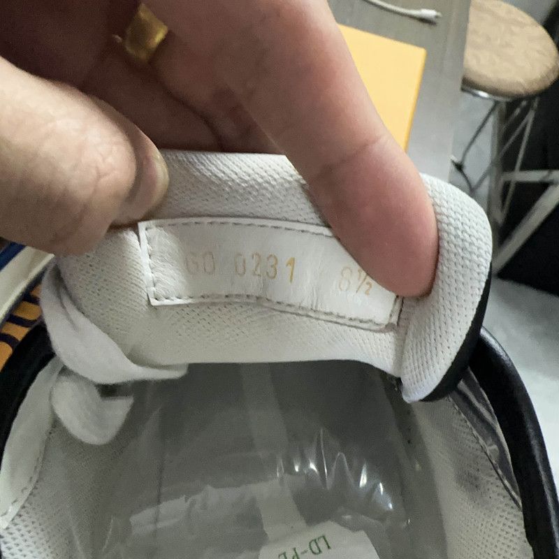 Louis Vuitton Louis Vuitton Trainer Black and Blue Sneakers 0079 Size US 10 / IT 40 - 5 Thumbnail
