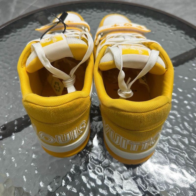 Louis Vuitton Louis Vuitton Trainer Leather Low-top Sneakers 0079 Size US 9 / IT 39 - 3 Thumbnail