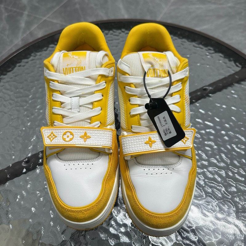 Louis Vuitton Louis Vuitton Trainer Leather Low-top Sneakers 0079 Size US 9 / IT 39 - 2 Thumbnail