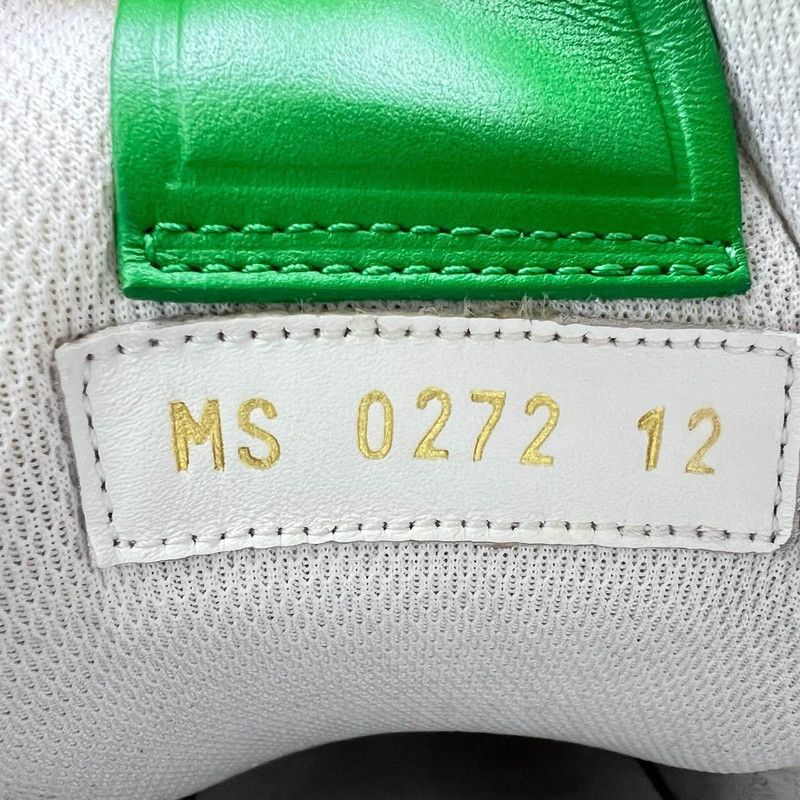 Louis Vuitton Louis Vuitton Green and White Low Top Trainers 0079 Size US 12 / IT 42 - 5 Thumbnail