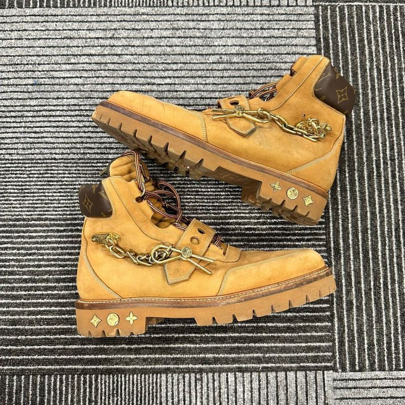 Louis Vuitton Louis Vuitton Creeper Leather Martin Boots 0079 Size US 10 / IT 40 - 5 Thumbnail