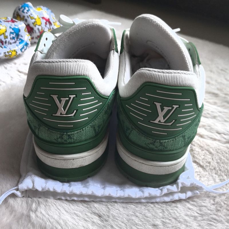 Louis Vuitton Louis Vuitton Trainer Low-Top Fashion Sneakers 0079 Size US 11 / IT 41 - 3 Thumbnail