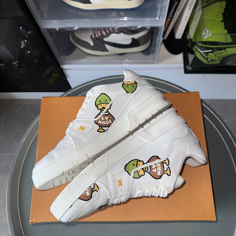Louis Vuitton Nigo x LOUIS VUITTON Trainer Fashion Sneakers 0079 Size US 9 / IT 39 - 9 Thumbnail