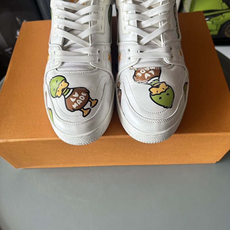 Louis Vuitton Nigo x LOUIS VUITTON Trainer Fashion Sneakers 0079 Size US 9 / IT 39 - 10 Thumbnail