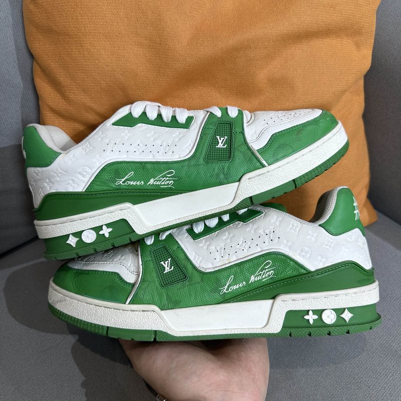 Louis Vuitton Louis Vuitton Trainer Leather Low-Top Sneakers 0079 Size US 9 / IT 39 - 8 Thumbnail
