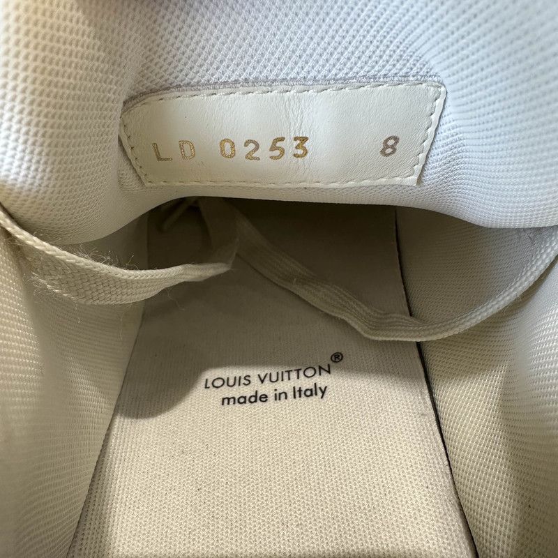 Louis Vuitton Louis Vuitton Blue White Trainer Sneakers for Men and Women 0079 Size US 8.5 / EU 41-42 - 5 Thumbnail