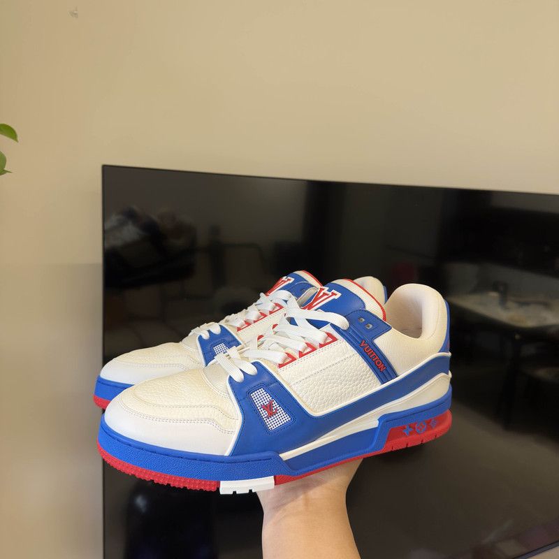 Louis Vuitton Louis Vuitton Color Block Trainer Sneakers 0079 Size US 9.5 / EU 42-43 - 11 Thumbnail