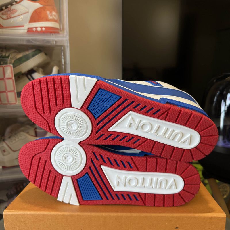 Louis Vuitton Louis Vuitton Color Block Trainer Sneakers 0079 Size US 9.5 / EU 42-43 - 3 Thumbnail