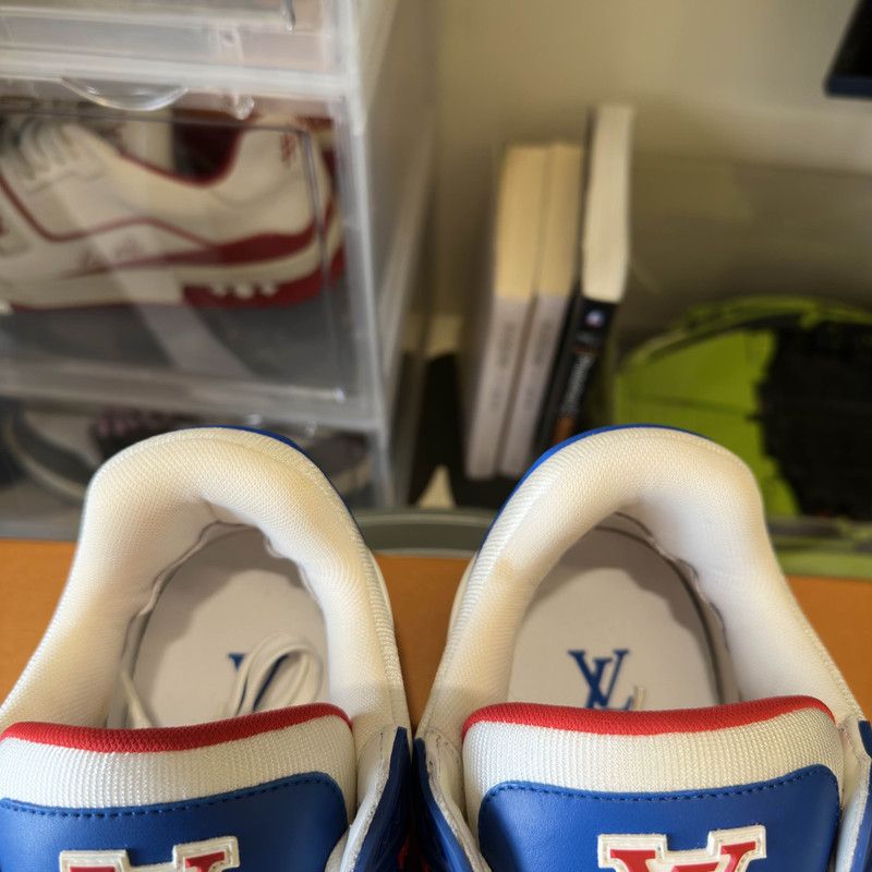 Louis Vuitton Louis Vuitton Color Block Trainer Sneakers 0079 Size US 9.5 / EU 42-43 - 10 Thumbnail