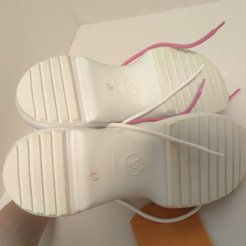 Louis Vuitton Louis Vuitton Archlight Fashion Sneakers in Pink and White 0079 Size US 7.5 / EU 40-41 - 4 Thumbnail
