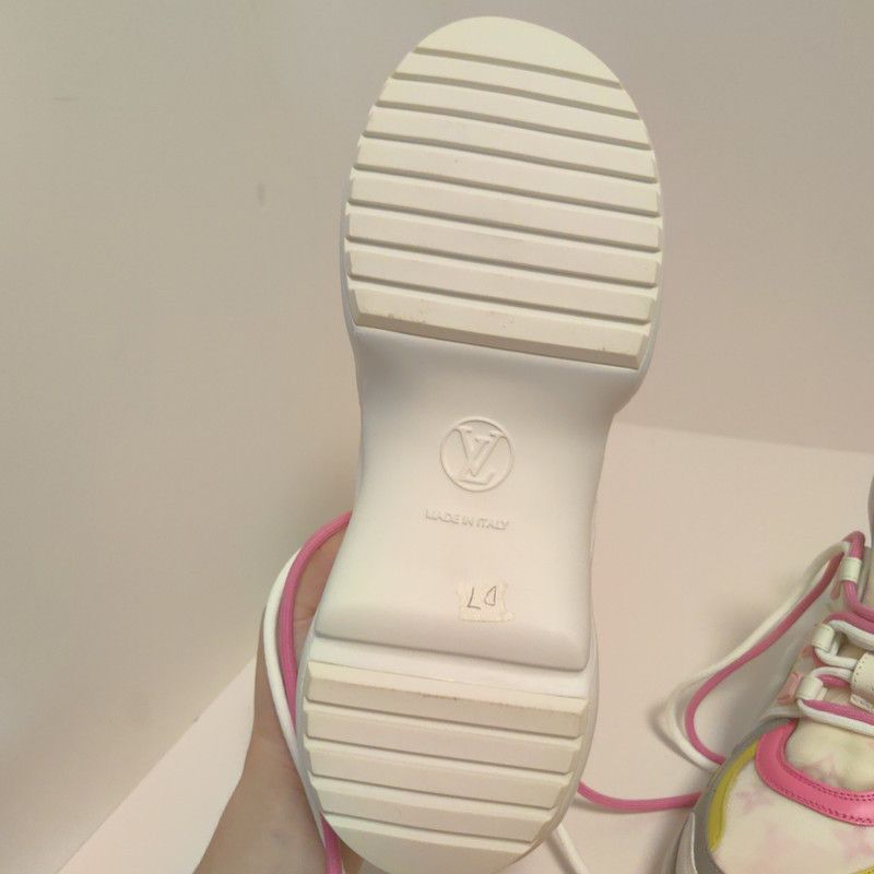 Louis Vuitton Louis Vuitton Archlight Fashion Sneakers in Pink and White 0079 Size US 7.5 / EU 40-41 - 15 Thumbnail