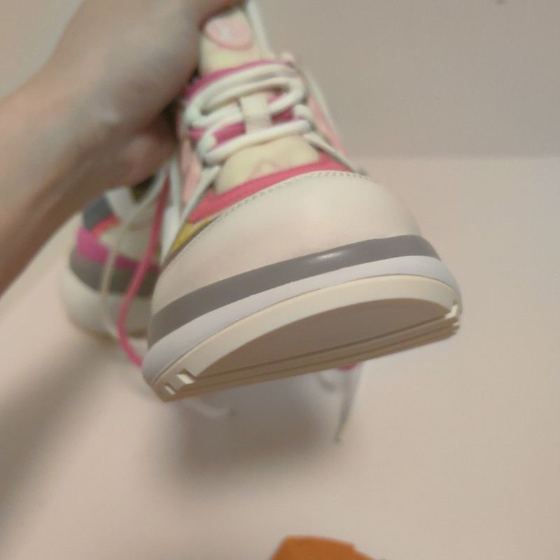 Louis Vuitton Louis Vuitton Archlight Fashion Sneakers in Pink and White 0079 Size US 7.5 / EU 40-41 - 14 Thumbnail