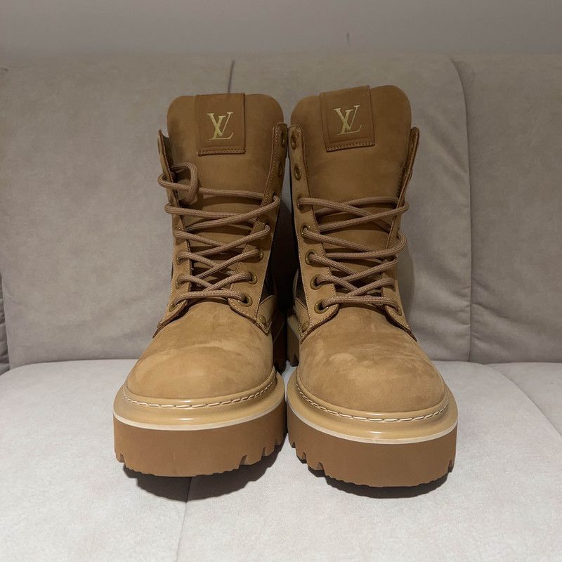 Louis Vuitton Louis Vuitton Ranger Leather Lace-Up Short Boots 0079 Size US 8.5 / EU 41-42 - 2 Thumbnail
