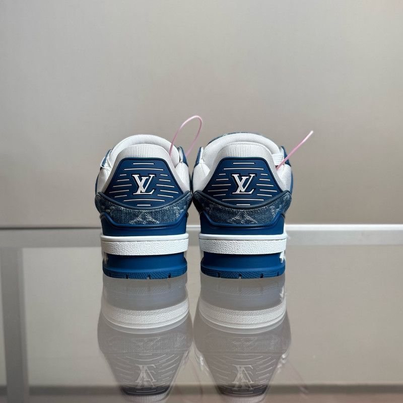 Louis Vuitton Louis Vuitton Denim Low-Top Fashion Sneakers 0079 Size US 7.5 / EU 40-41 - 5 Thumbnail