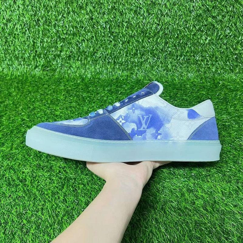 Louis Vuitton Louis Vuitton Ollie Colorblock Leather Sneakers for Men 0079 Size US 11 / EU 44 - 7 Thumbnail