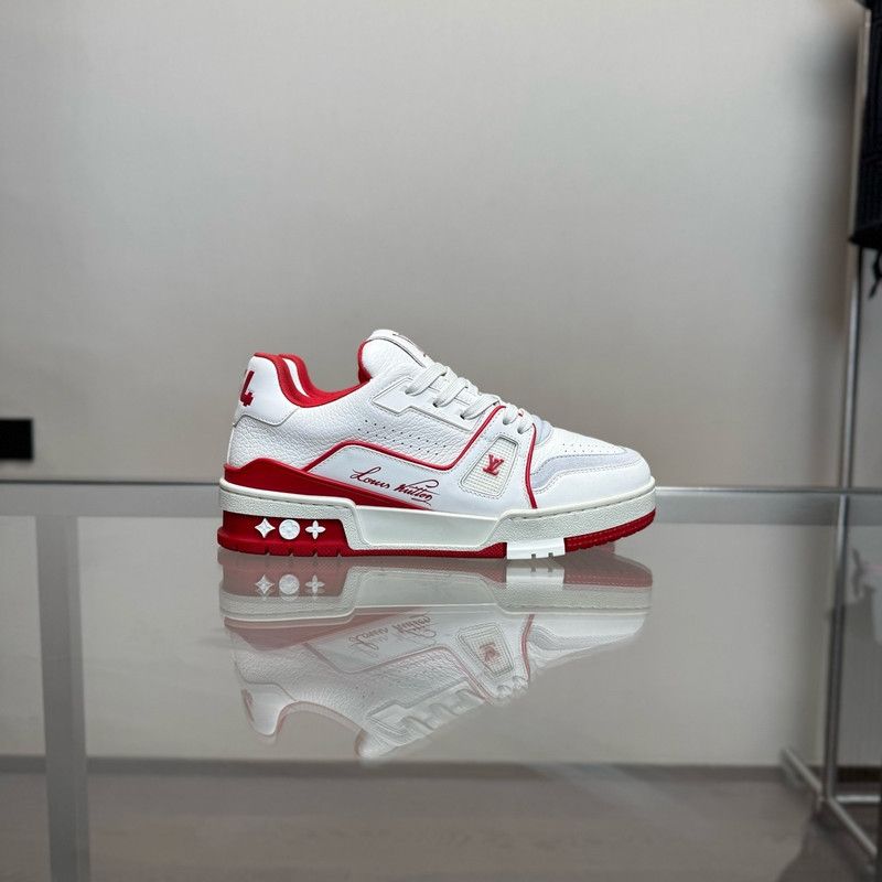 Louis Vuitton Louis Vuitton Trainer Low Top Fashion Sneakers 0079 Size US 5.5 / EU 38 - 2 Thumbnail