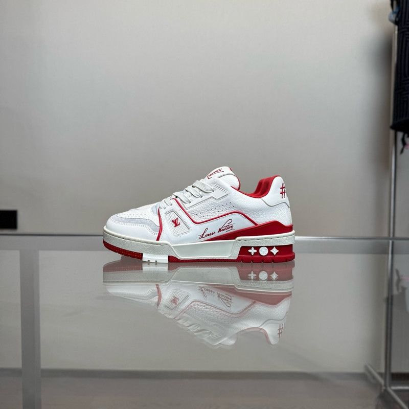 Louis Vuitton Louis Vuitton Trainer Low Top Fashion Sneakers 0079 Size US 5.5 / EU 38 - 3 Thumbnail