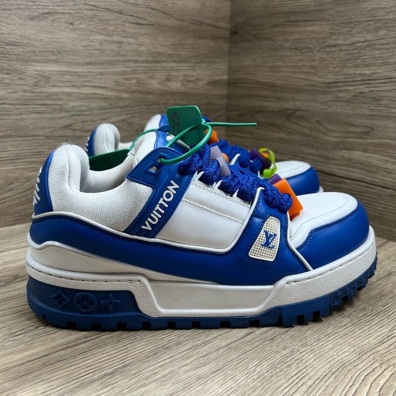 Louis Vuitton Louis Vuitton Trainer Maxi Low-Top Fashion Sneakers 0079 Size US 8 / EU 41 - 4 Thumbnail