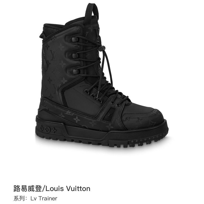 Louis Vuitton Louis Vuitton Black Trainer Snow Boots for Men 0079 Size US 9.5 / EU 42-43 - 9 Thumbnail