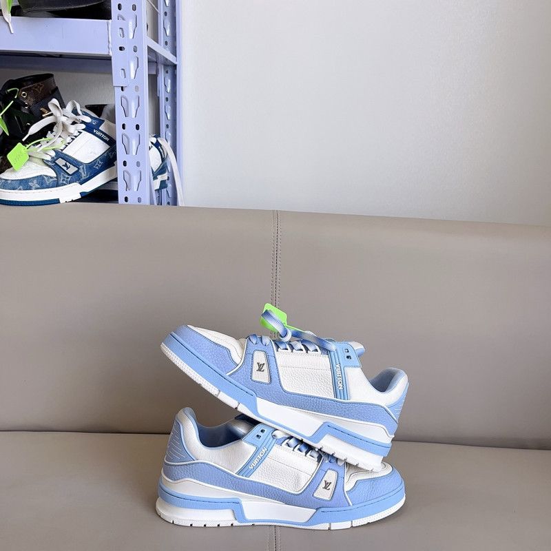 Louis Vuitton Louis Vuitton Trainer Low Top Sneakers for Everyone 0079 Size US 10.5 / EU 43-44 - 5 Thumbnail