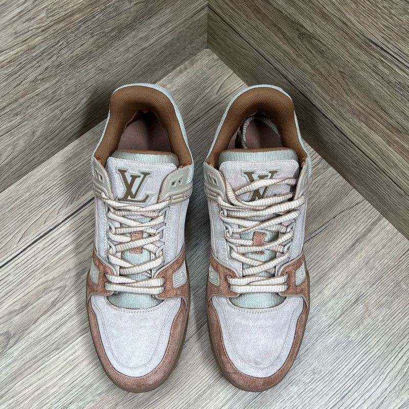 Louis Vuitton Louis Vuitton Vintage Logo Low-Top Fashion Sneakers 0079 Size US 7.5 / EU 40-41 - 4 Thumbnail