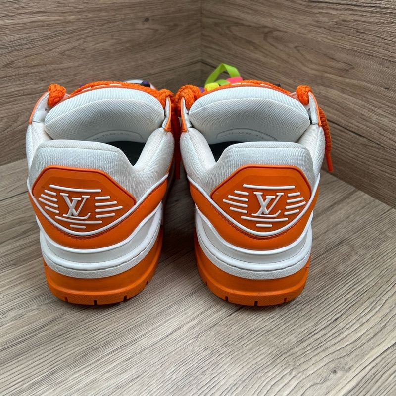Louis Vuitton Louis Vuitton Trainer Maxi Low Top Fashion Sneakers 0079 Size US 10.5 / EU 43-44 - 4 Thumbnail
