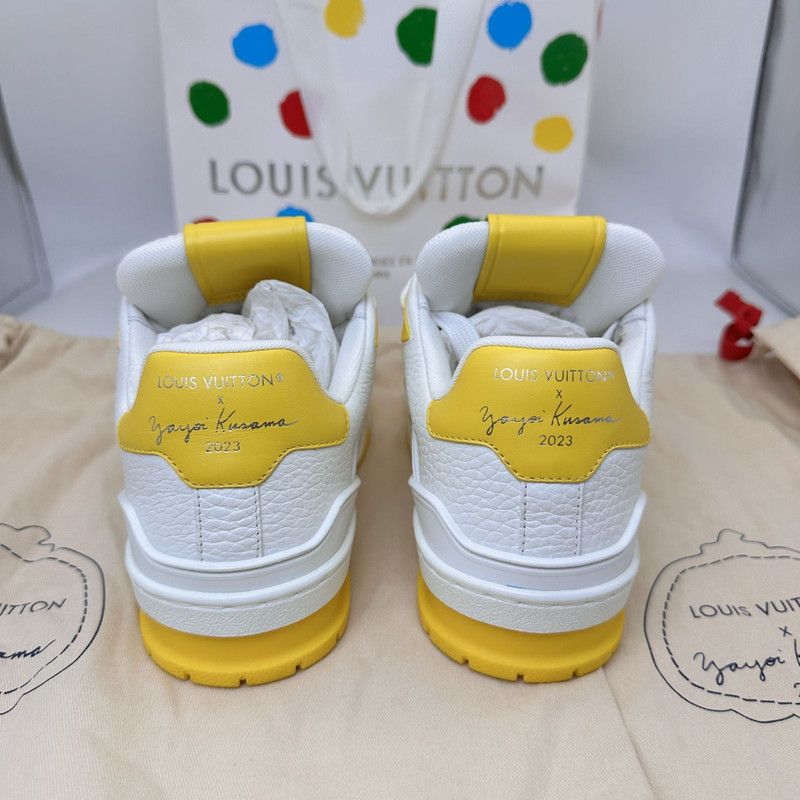Louis Vuitton Yayoi Kusama x Louis Vuitton Stylish Low-Top Trainers 0079 Size US 5.5 / EU 38 - 3 Thumbnail