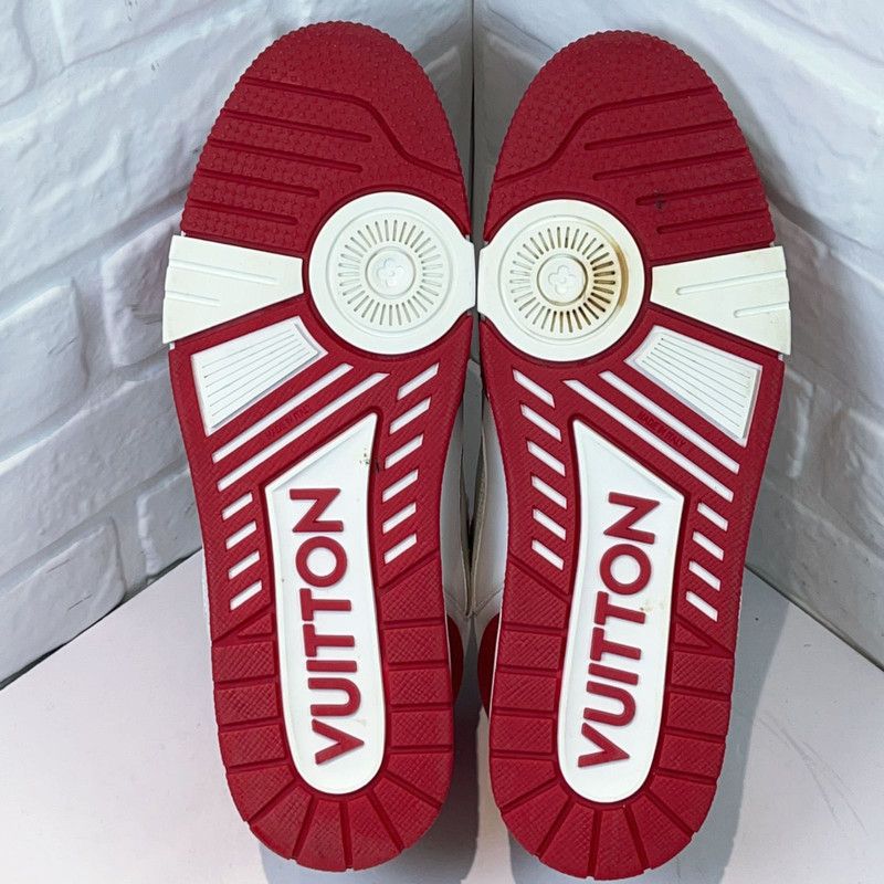 Louis Vuitton Louis Vuitton Casual Red and White Sneakers 0079 Size US 8.5 / EU 41-42 - 5 Thumbnail