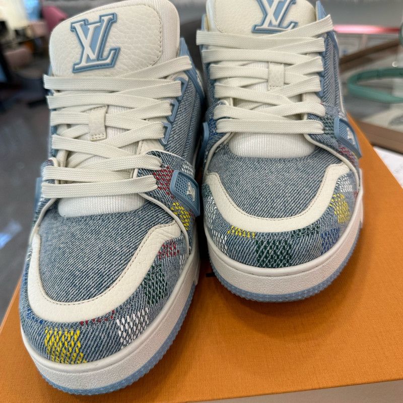 Louis Vuitton Louis Vuitton 2025 Spring/Summer Denim Trainers 0079 Size US 8 / EU 41 - 2 Thumbnail