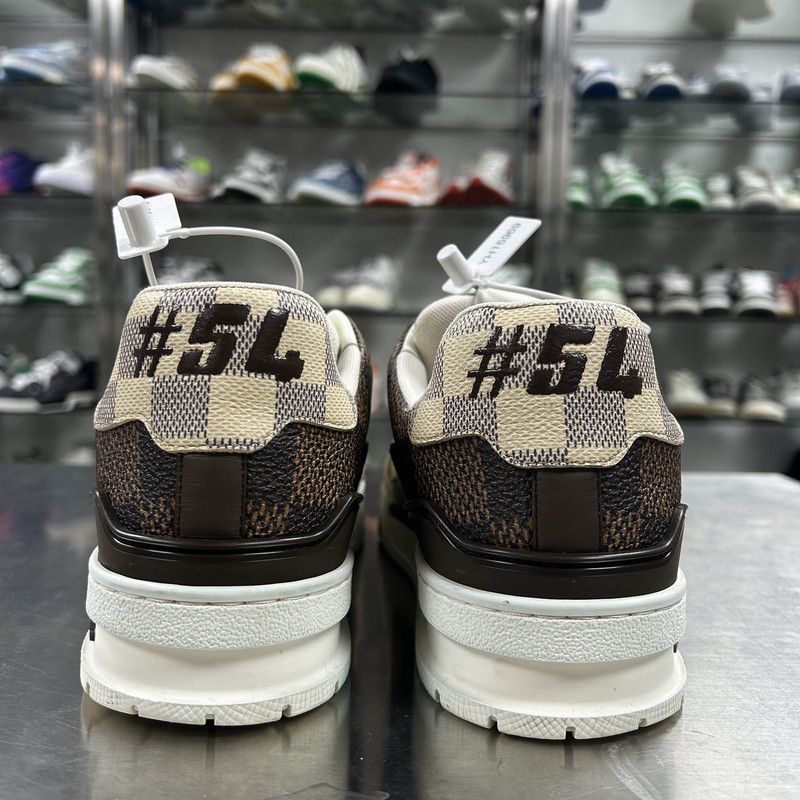 Louis Vuitton Louis Vuitton Checkerboard Low-Top Trainers 0079 Size US 8.5 / EU 41-42 - 3 Thumbnail
