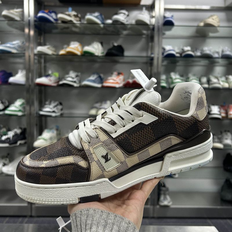 Louis Vuitton Louis Vuitton Checkerboard Low-Top Trainers 0079 Size US 8.5 / EU 41-42 - 6 Thumbnail