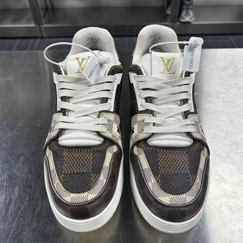 Louis Vuitton Louis Vuitton Checkerboard Low-Top Trainers 0079 Size US 8.5 / EU 41-42 - 2 Thumbnail