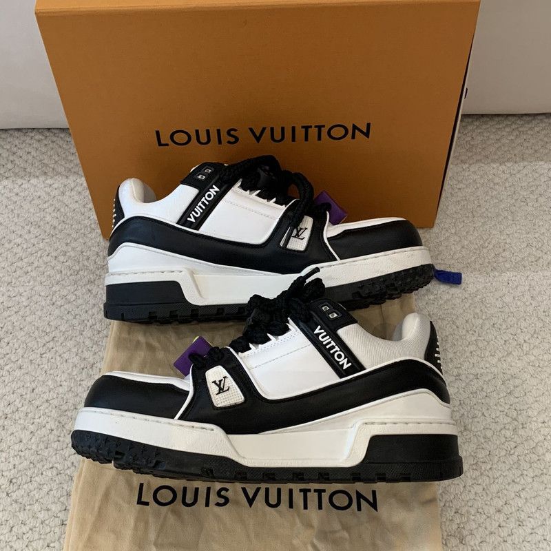 Louis Vuitton Louis Vuitton Trainer Maxi Sneakers for Unisex 0079 Size US 8 / EU 41 - 10 Thumbnail