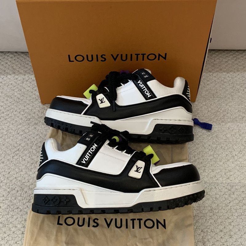 Louis Vuitton Louis Vuitton Trainer Maxi Sneakers for Unisex 0079 Size US 8 / EU 41 - 9 Thumbnail