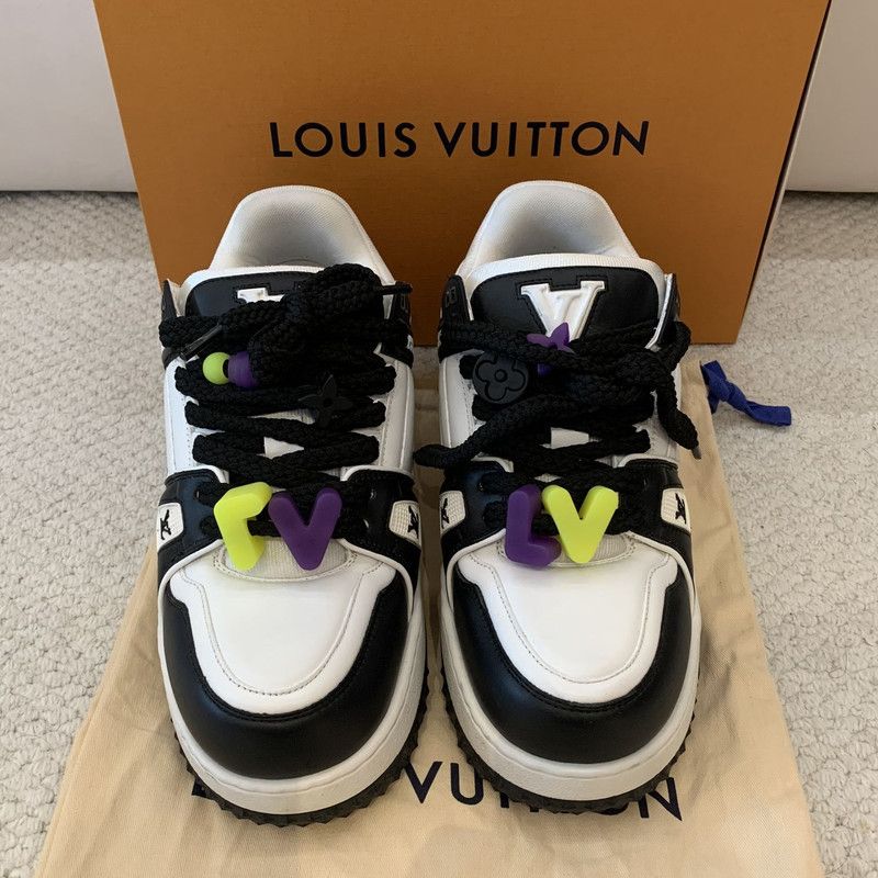 Louis Vuitton Louis Vuitton Trainer Maxi Sneakers for Unisex 0079 Size US 8 / EU 41 - 2 Thumbnail